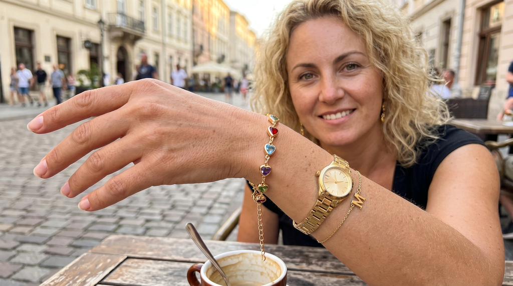 Valentina - Pulsera Única en Forma de Corazón