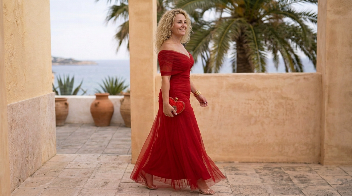 Micaela | Vestido Maxi de Hombros Descubiertos
