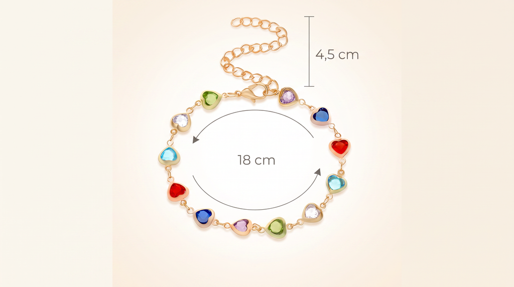 Valentina - Pulsera Única en Forma de Corazón