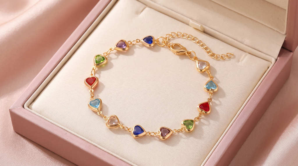 Valentina - Pulsera Única en Forma de Corazón