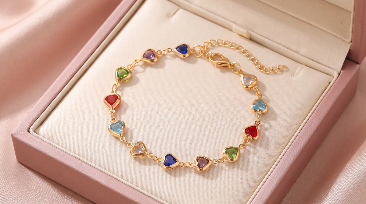 Valentina - Pulsera Única en Forma de Corazón