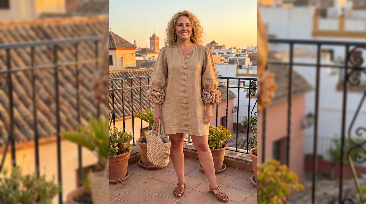 Marcelle | Vestido Floral en Relieve