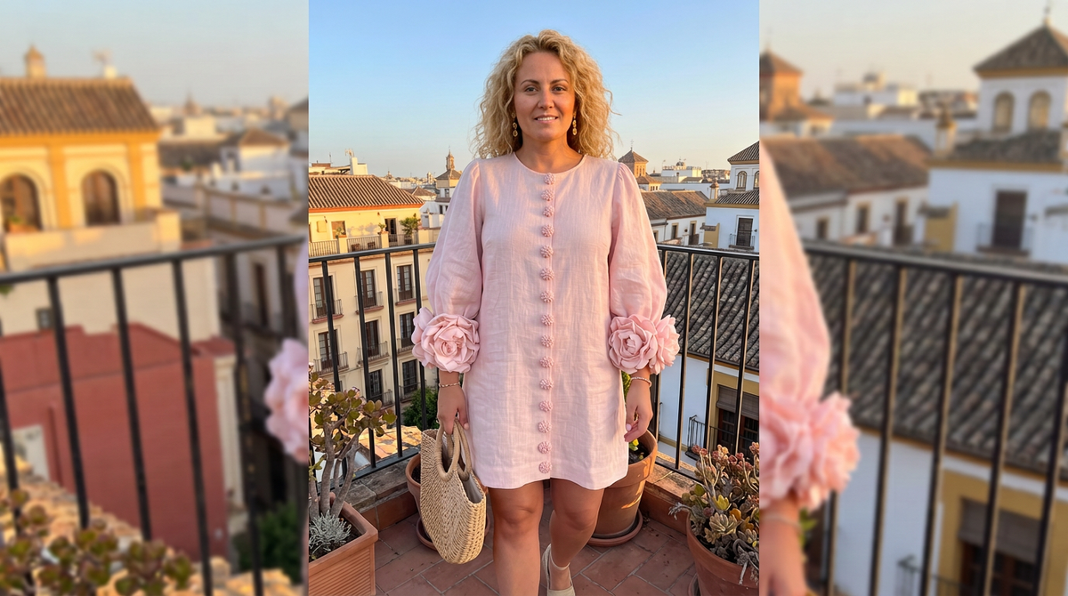 Marcelle | Vestido Floral en Relieve