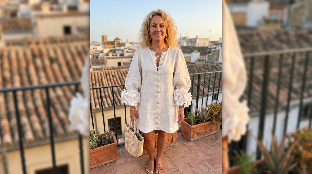 Marcelle | Vestido Floral en Relieve