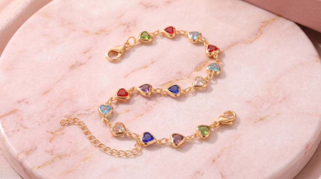 Valentina - Pulsera Única en Forma de Corazón