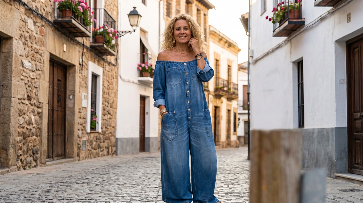 Mireia | Mono de Silueta Amplia y Cómoda