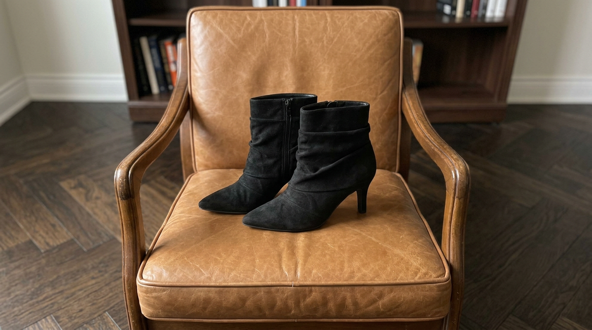 Cristina | Botines de Punta Fina en Negro