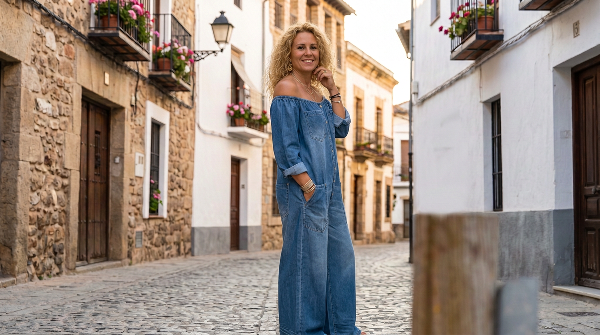 Mireia | Mono de Silueta Amplia y Cómoda
