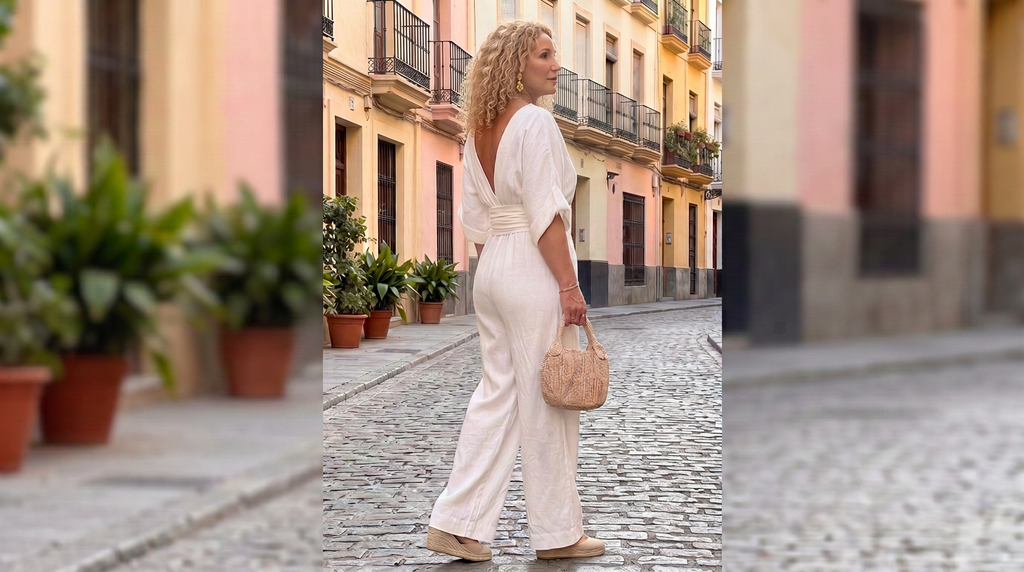 Risel | Mono Elegante de Pierna Ancha