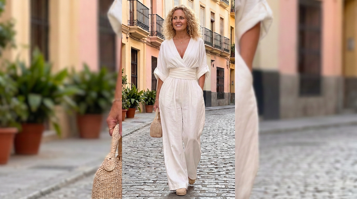 Risel | Mono Elegante de Pierna Ancha
